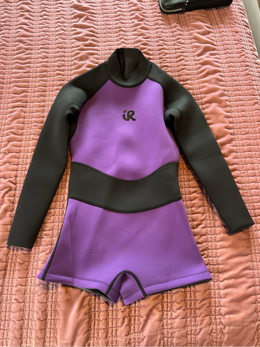 Purple & Black Long Sleeve Swim Wetsuit - Brand: Inner Relm